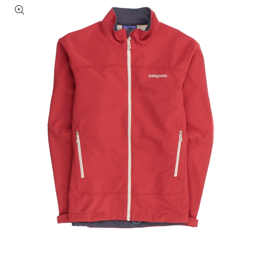 Patagonia Adze men’s full zip jacket in red, size M